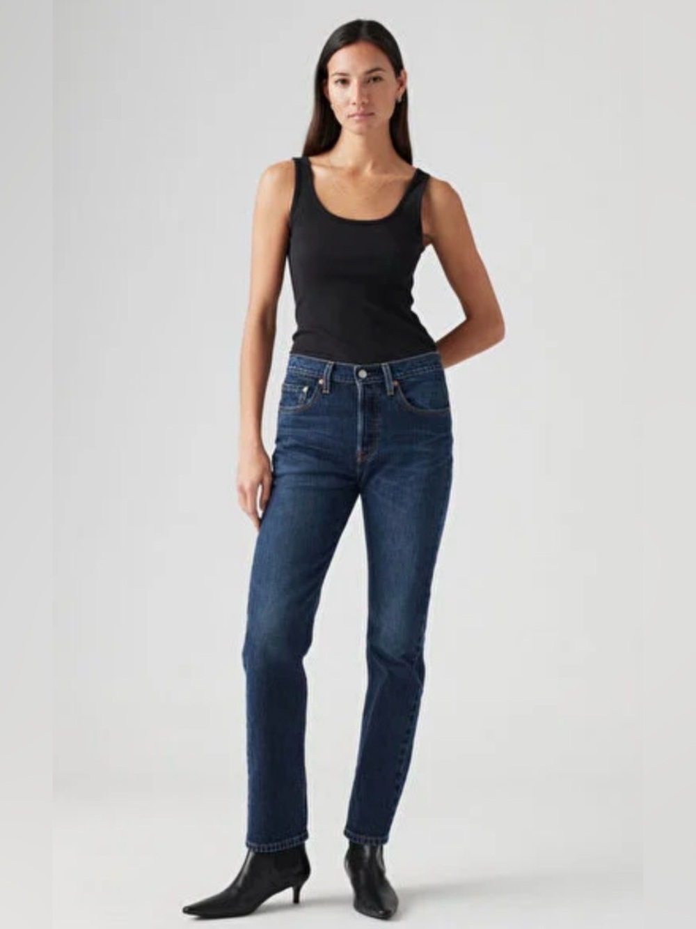 NWT Levi’s 501 Original High Rise Straight Leg Jeans 27x30  Vintage Wash